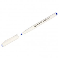 Ручка капиллярная (линер) CENTROPEN, синяя, 0,3мм, трехгранная, корпус белый